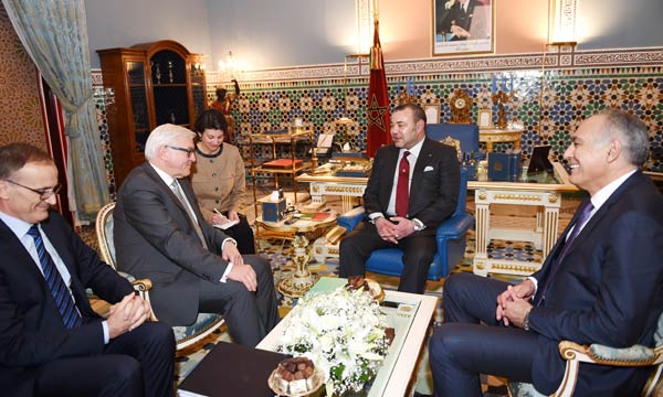Le Roi reçoit le ministre fédéral des Affaires étrangères allemand